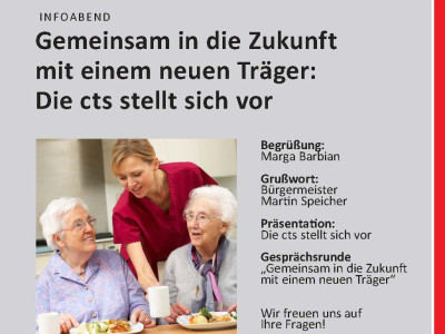 Plakat zum Infoabend